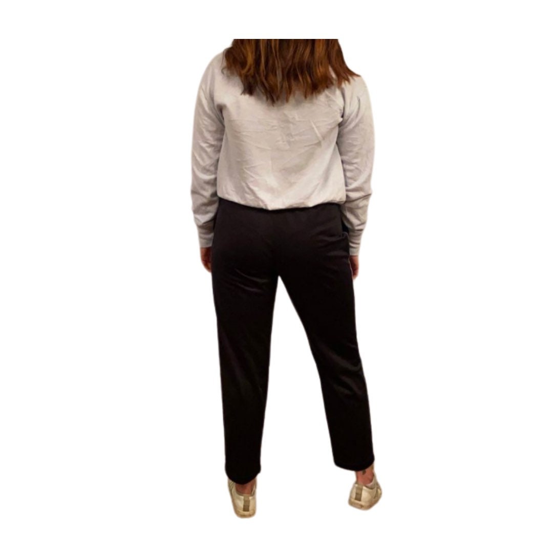 Vintage Black Straight Leg Lotto Sweatpants