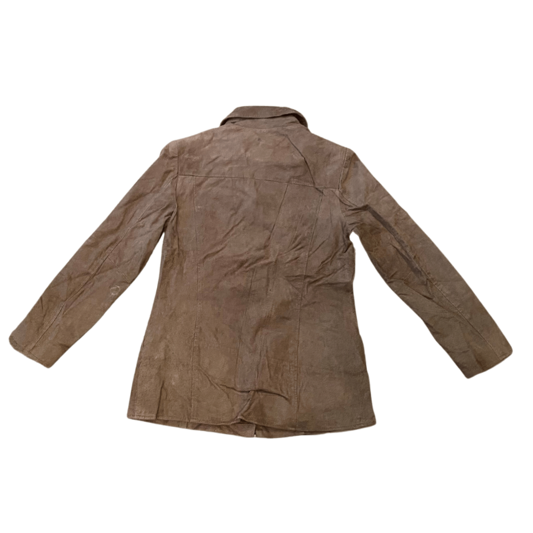 Beige Suede Vintage Jacket