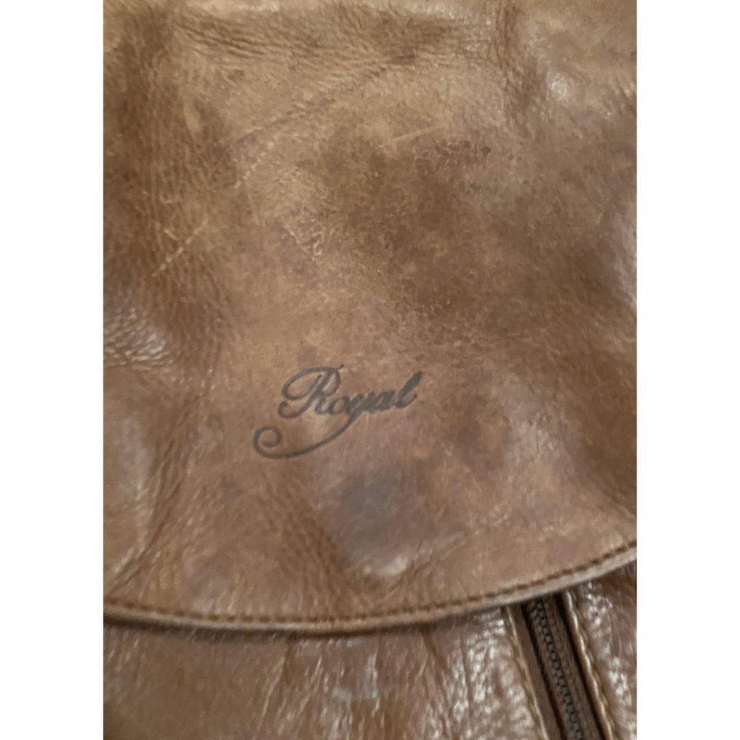 Small Brown Leather Vintage Backpack