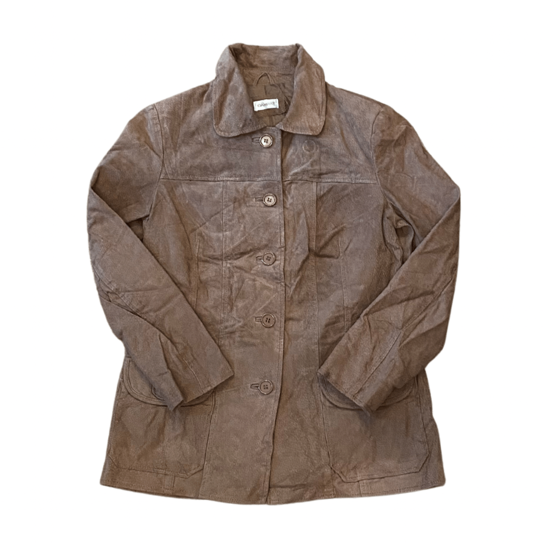 Beige Suede Vintage Jacket