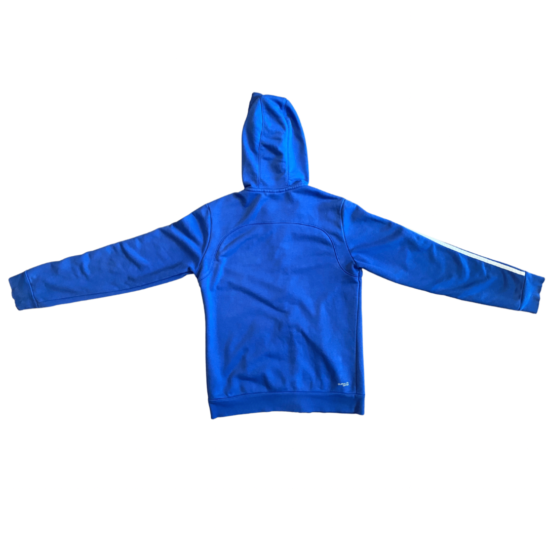 Blue Vintage Adidas Zip-Up Hoodie