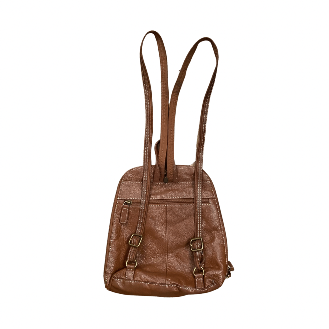 Brown Leather Vintage Backpack