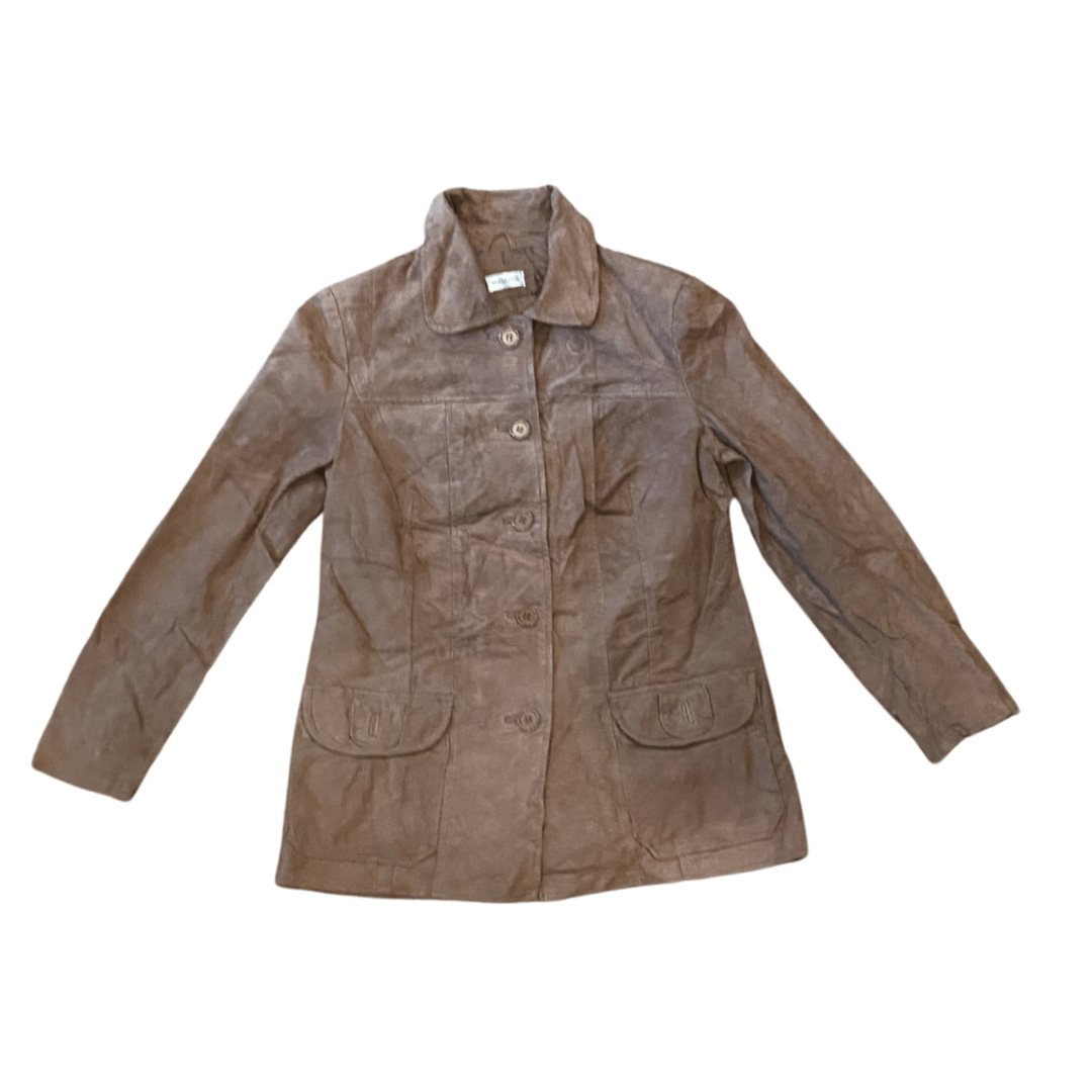 Beige Suede Vintage Jacket