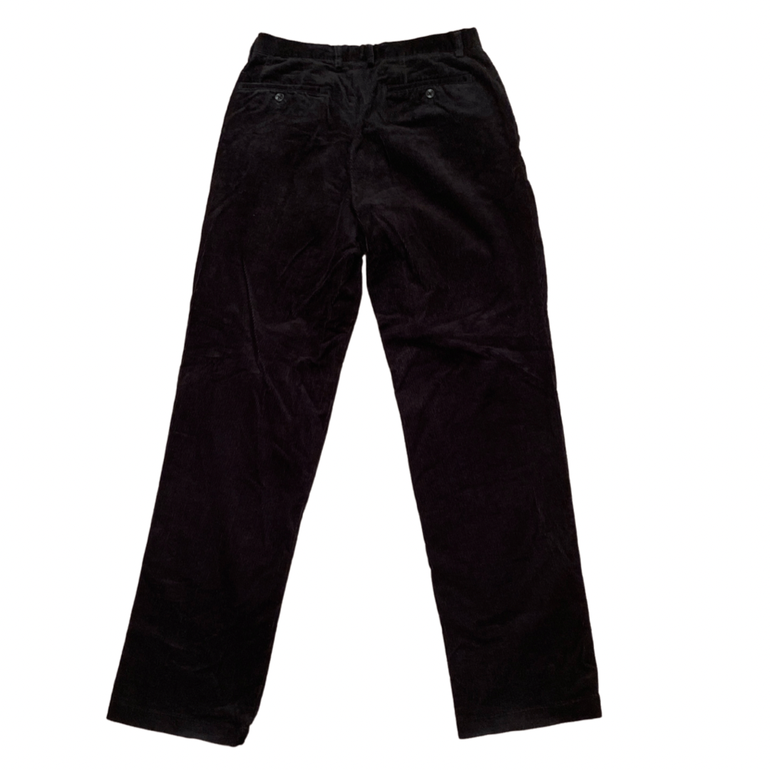 Black Chord Vintage Trousers