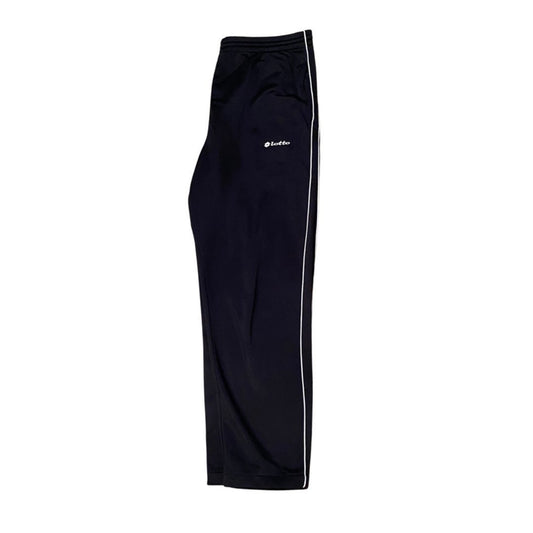 Vintage Black Straight Leg Lotto Sweatpants