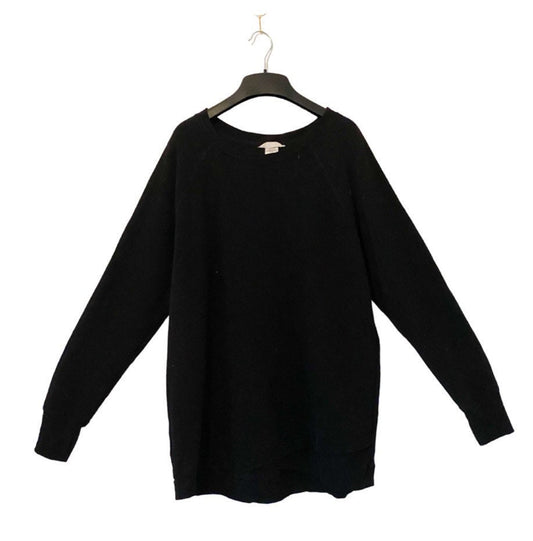 Black vintage crew neck jumper