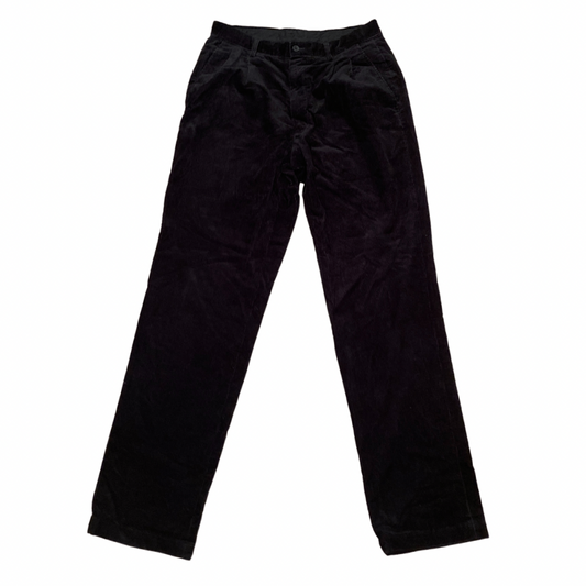Black Chord Vintage Trousers