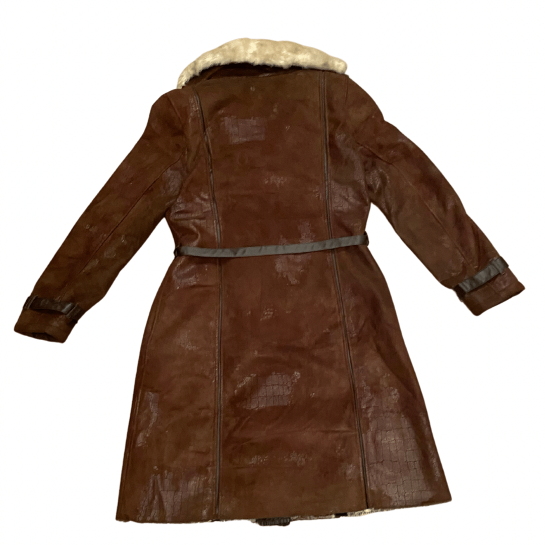 Brown Vintage Sherpa Jacket