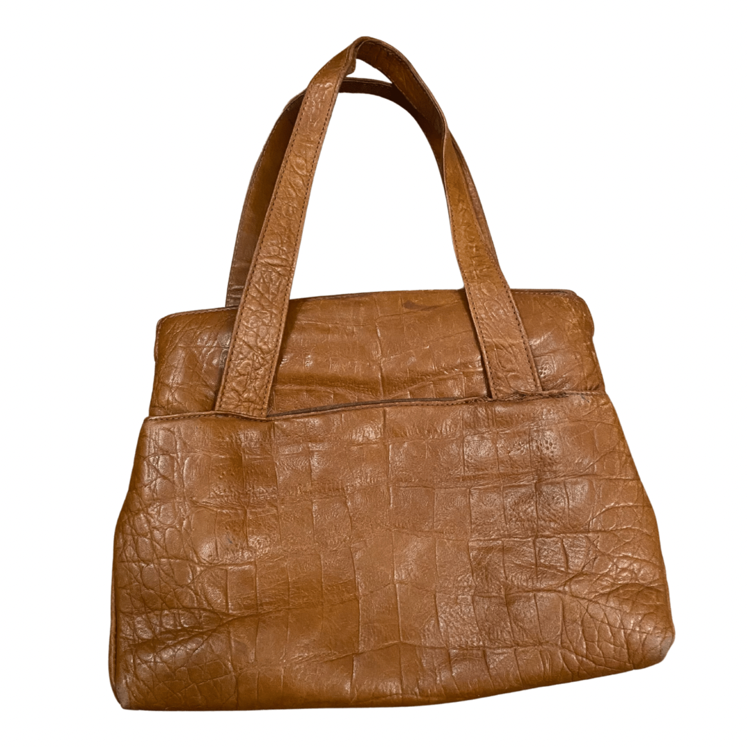 Brown Leather Vintage Handbag