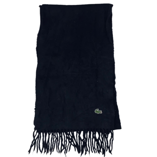 Black Lacoste vintage scarf