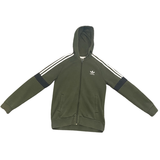 Green Vintage Adidas Zip-Up Hoodie