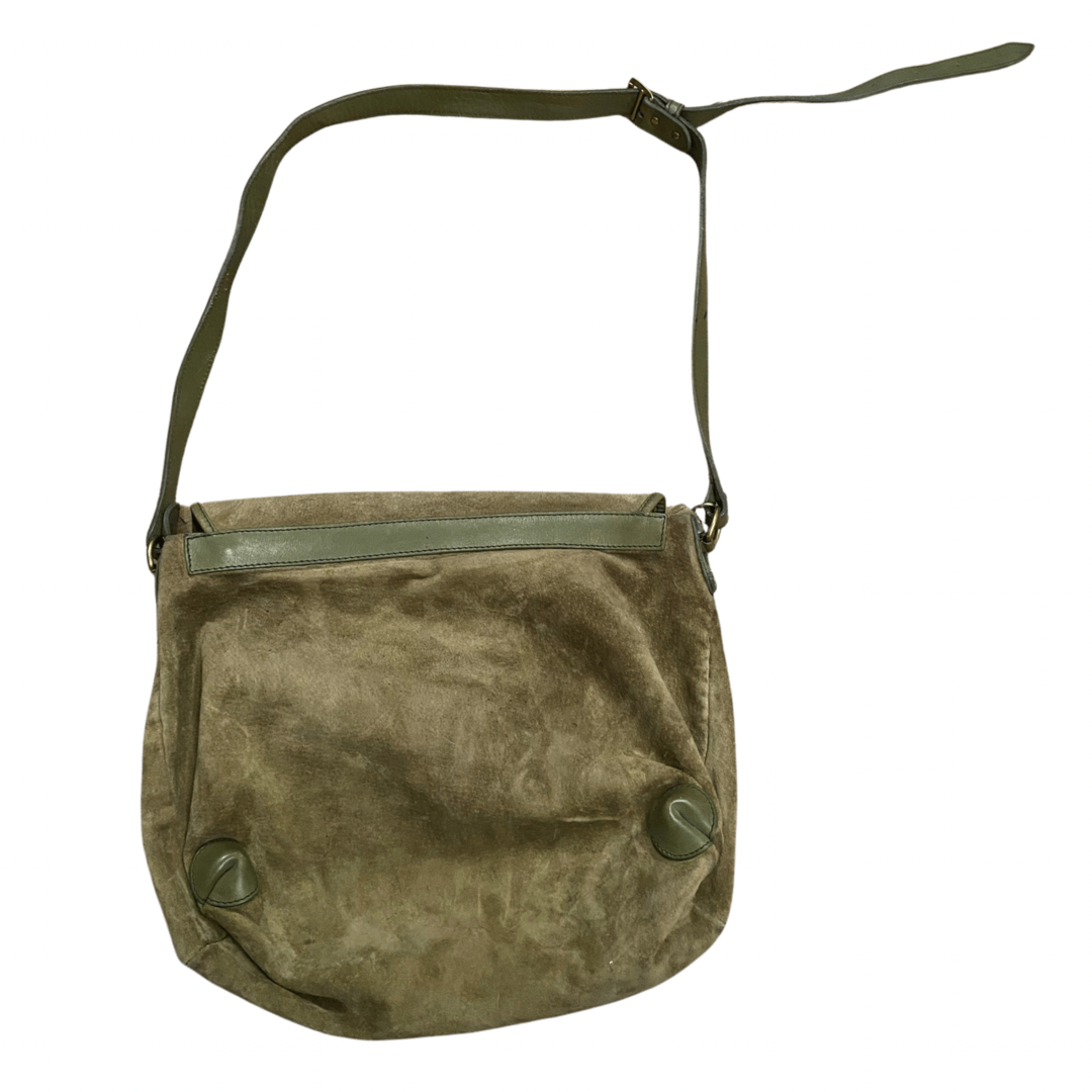 Green Vintage Shoulder Strap Handbag