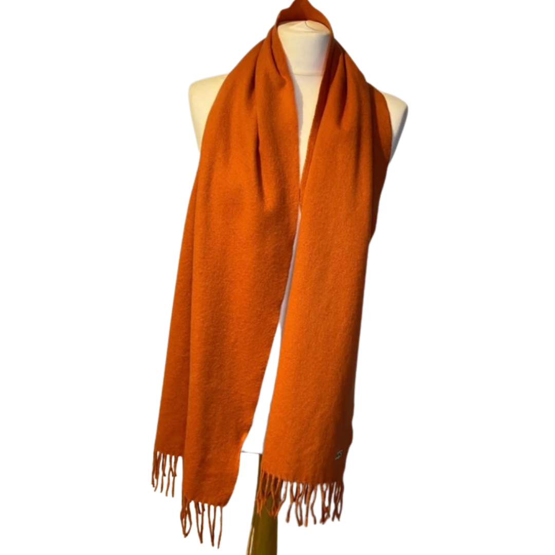 Orange Lacoste vintage scarf