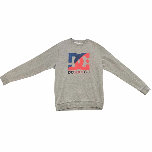 Grey DC Shoe Co. Vintage Crew Neck Jumper