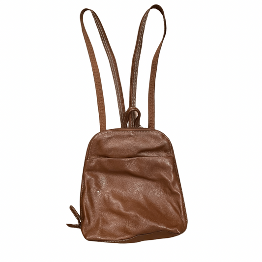 Brown Leather Vintage Backpack