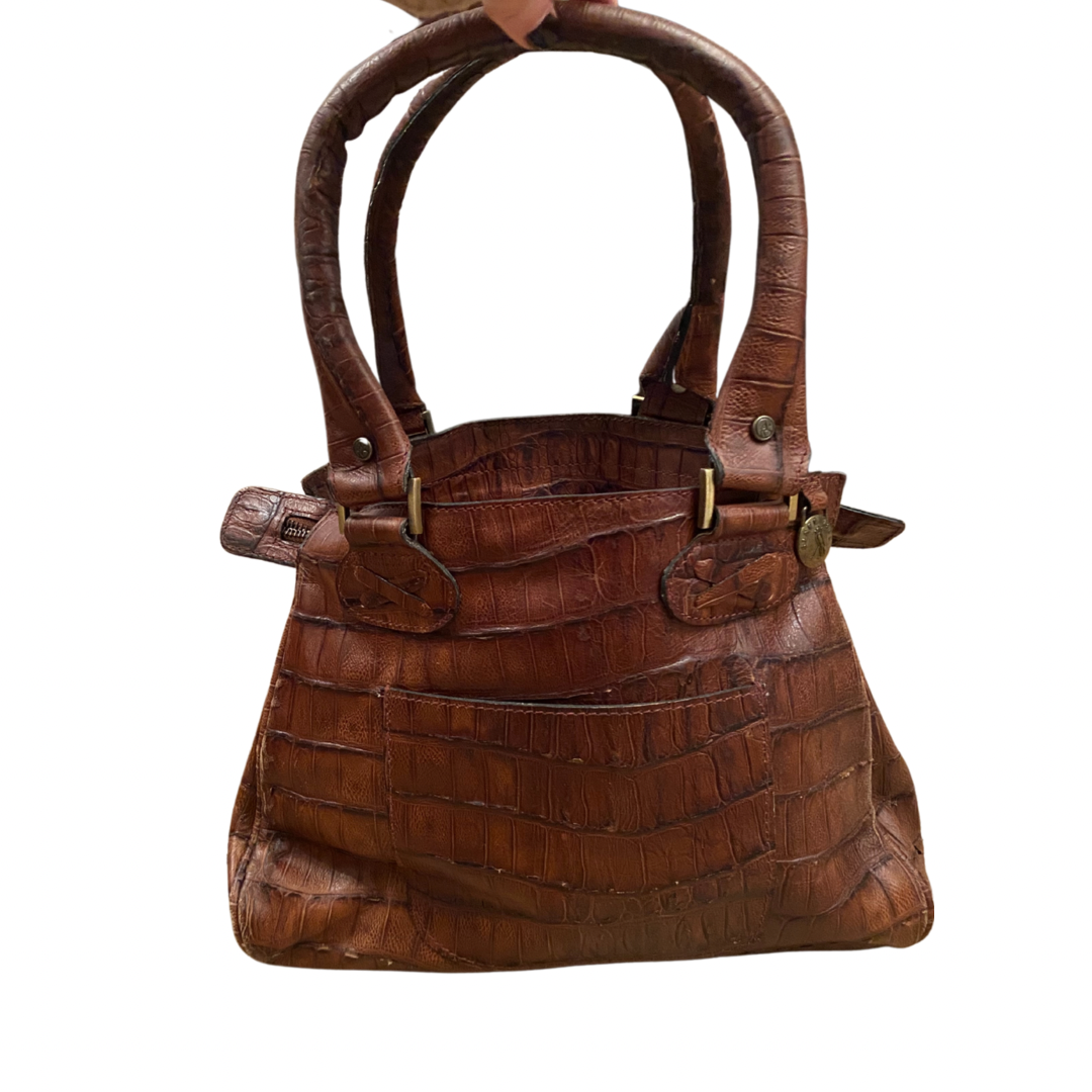 Brown Leather Vintage Handbag