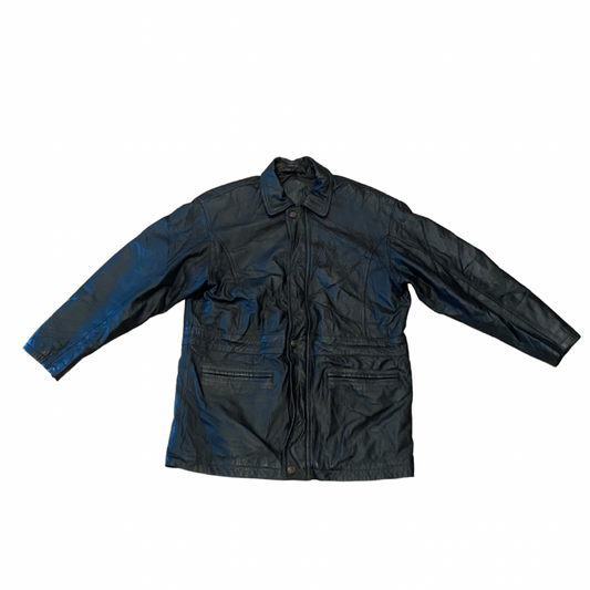 Black Leather Vintage Jacket