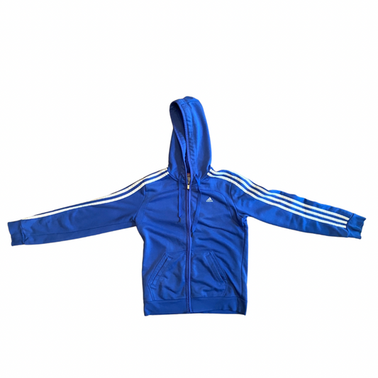 Blue Vintage Adidas Zip-Up Hoodie